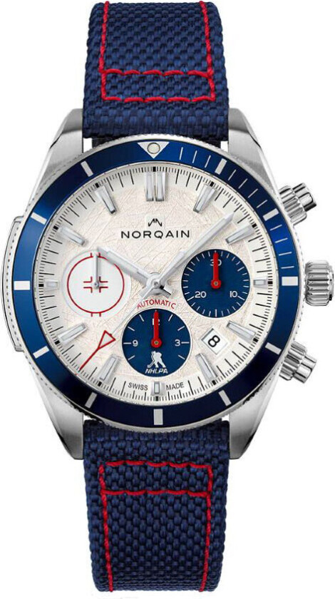 Adventure Sport Chrono NHLPA Special Edition NPA1201A2IC/I121/15RC.18S - Automatisk - Sølv - Herreklokker - Stoff - Safir