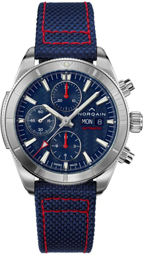 Adventure Sport Chrono 41mm N1500SIC/A151/15RC.18S - Automatisk - Grå - Herreklokker - Stoff - Safir