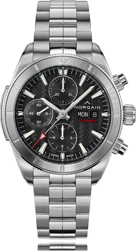 Adventure Sport Chrono 41mm N1500SIC/B151/150SC - Automatisk - Grå - Herreklokker - Rustfritt stål - ledd m/pin - Safir