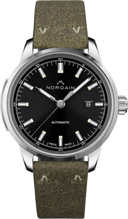 Freedom 60 42mm N2000S02A/B201/20TRO.18S - Automatisk - Sølv - Herreklokker - Skinn - Safir