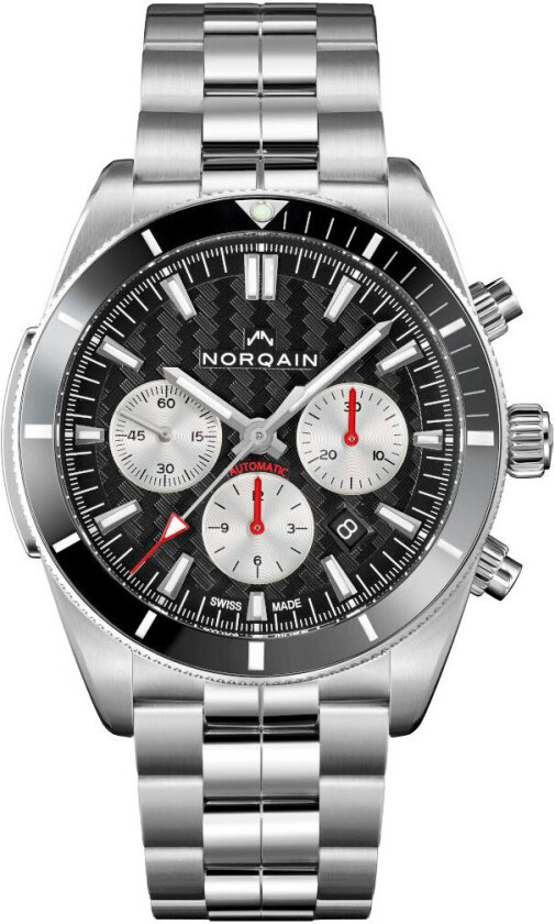 Adventure Sport Chrono 44mm N1200C21C/B121/102SC - Automatisk - Sølv - Herreklokker - Rustfritt stål - ledd m/pin - Safir
