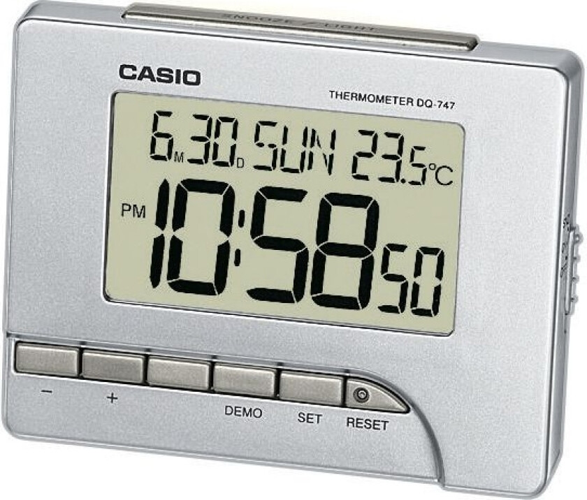 Wake Up Timer DQ-747-8EF - - Sølv - Unisex - -