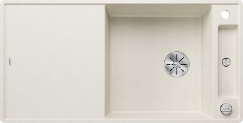 Axia III XL6S-F MXI kjøkkenvask, 99x50cm, hvit