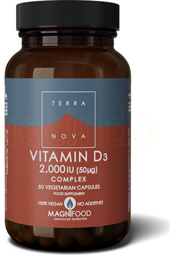 Vitamin D3, 50 Μg - 50 Kapslar
