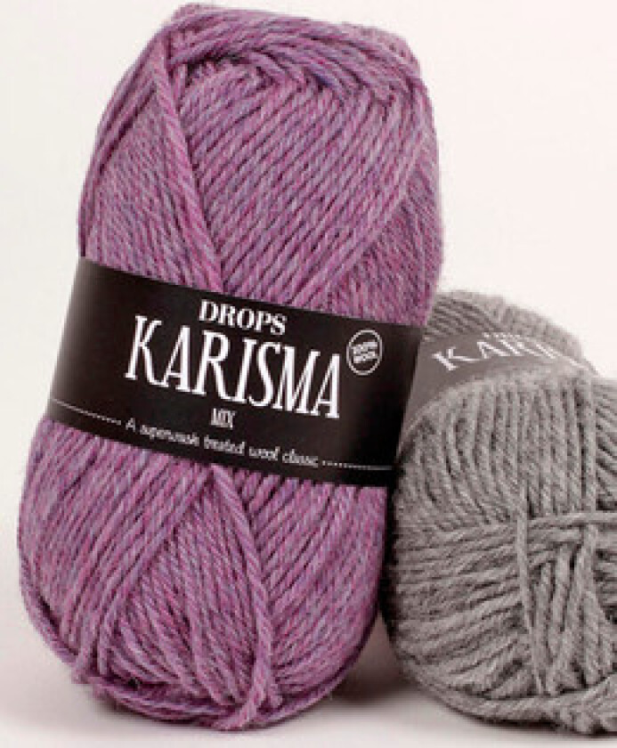 Drops Karisma Garn Unicolour 40 Lys Gammelrosa