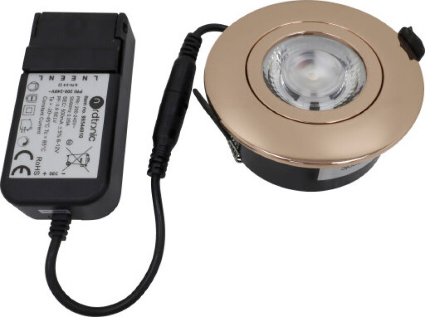 Lavprofil Fleksibel G2 Ø75 3000K K/Rund m/Driver utendørs