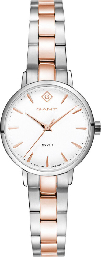 Romersk eleganse - Gant Park Avenue 28 G126006 - Kvarts - Sølv - Dameklokker - Rustfritt stål - ledd m/pin - Mineral