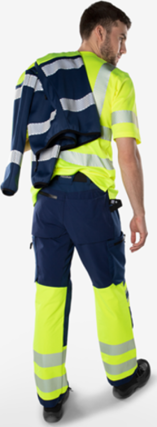 2647 GSTP Arbeidsbukse varsel, Gul/Marineblå Varsel, Gul/Marineblå