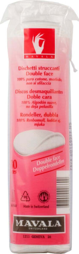 Mavala Make-up Remover Pads,  Mavala Sminkefjerner