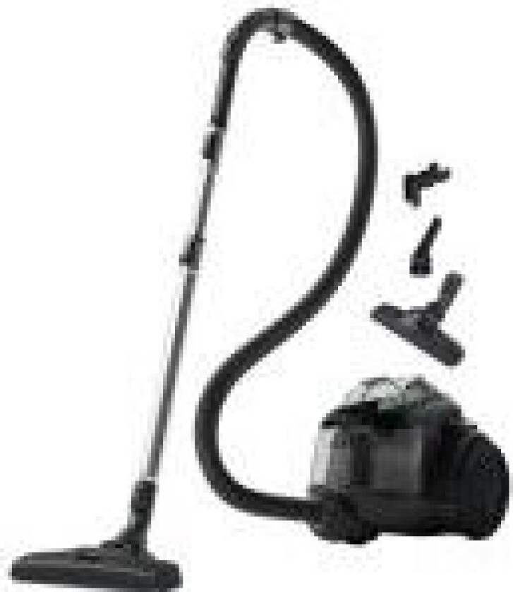 Bilde av EL61C2GRN, Uten pose, Sort, 9 m, Skyving, 2 hjul, Tørr