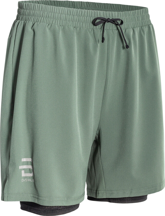 Shorts Run 2 In 1 Dark Forest XL, Dark Forest