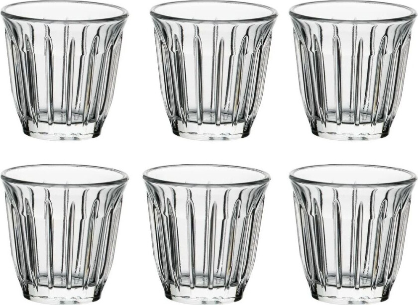 La Rochère Zink Espressoglass 10 cl 6-pakning Klar