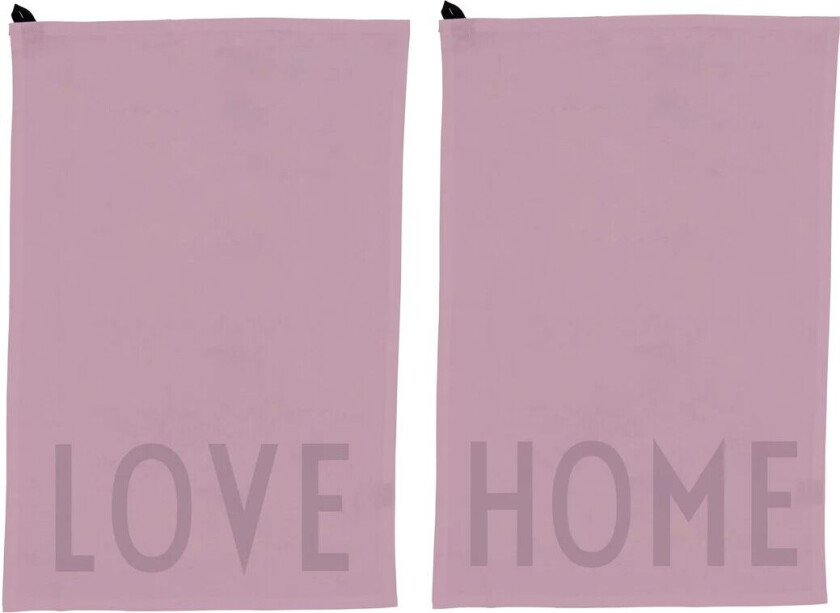 kjøkkenhåndkle favoritt 2 deler Love-home-lavender