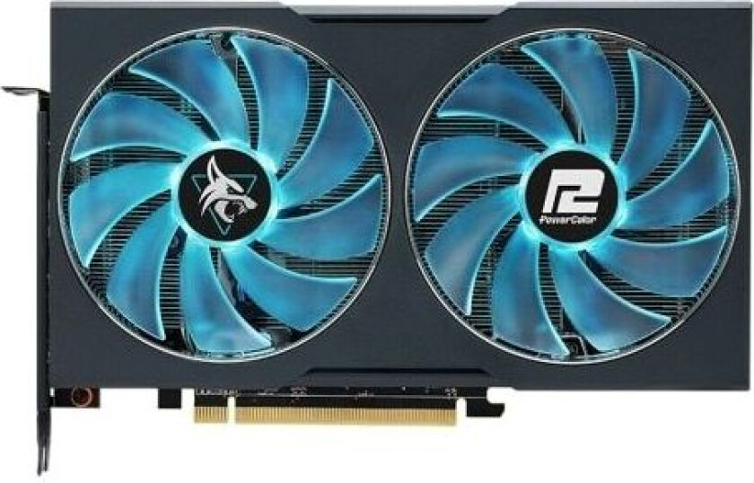 Radeon RX 7600 XT Hellhound - 16GB GDDR6 RAM - Grafikkort