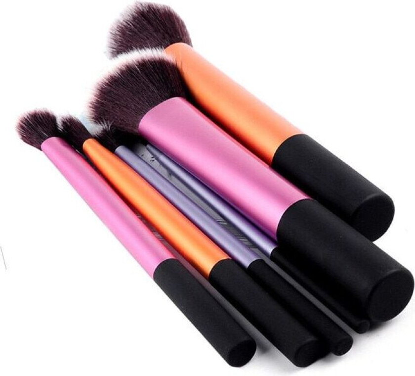 INF Makeup børste sett for foundation, øyenskygge 6 deler