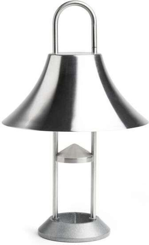 Mousqueton portabel bordlampe 30,5 cm Brushed stainless steel