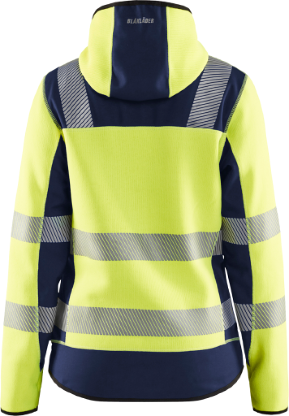 DAME high vis strikket softshe