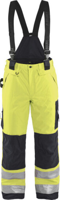 Hi-vis vinterbukse gul/svart d88