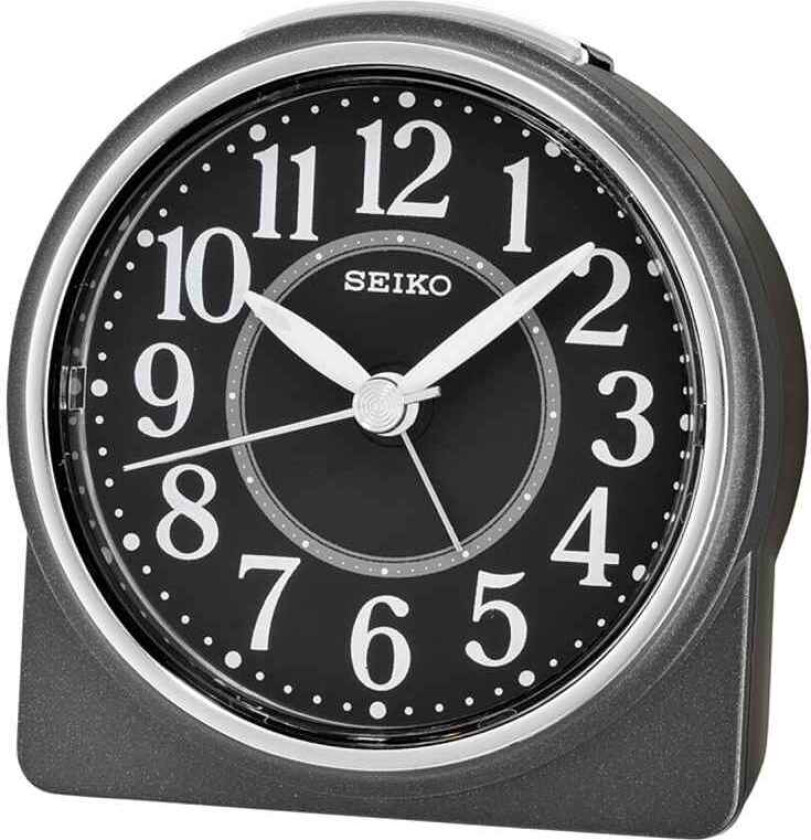 Alarm Clock QHE137K - Kvarts - Sort - - - Akryl