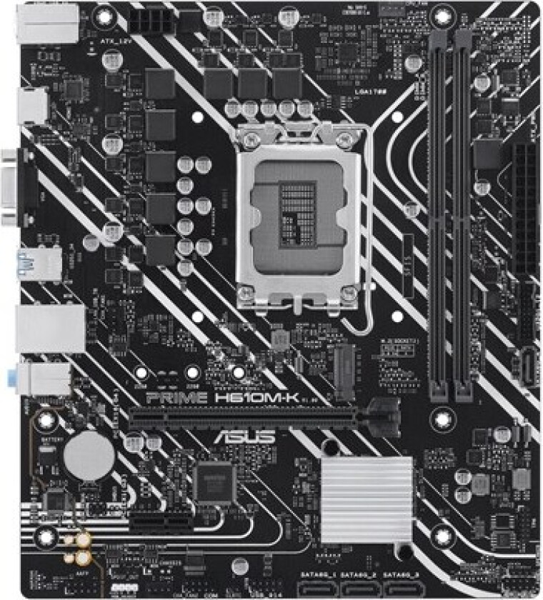 Asus Hovedkort Asus PRIME H610M-K DDR5 LGA 1700 H610