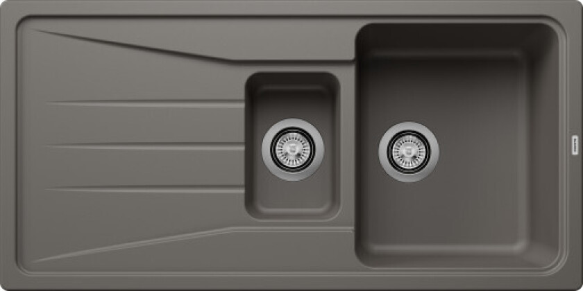 Sona 6S UX kjøkkenvask, 100x50 cm, grå