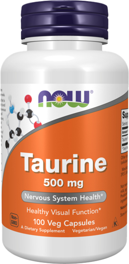 Taurin 500 mg 100 kapsler