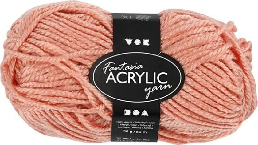 Acrylic yarn Beige 50gr 80m