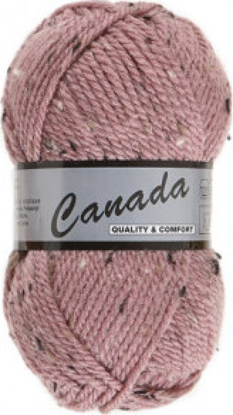 Lammy Canada Garn Mix 485 Rosa/Naturlig/Brun