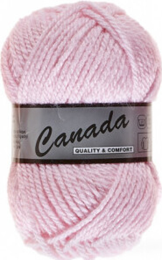 Lammy Canada Garn Unicolour 710 Lys Rosa