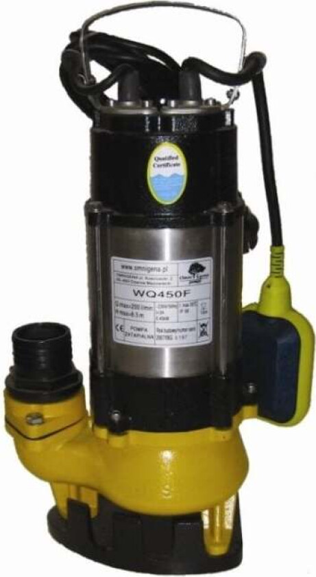 DYKKPUMPE WQ 450F 230V AVLØP