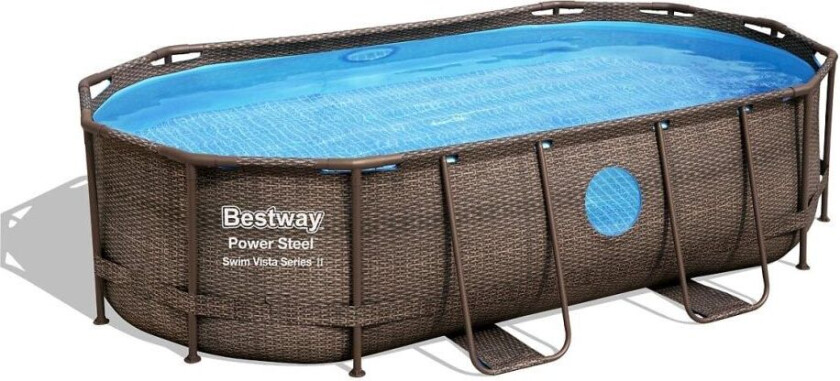 basseng over bakken 4,27x2,5m Power Steel Swim Vista II (56714)