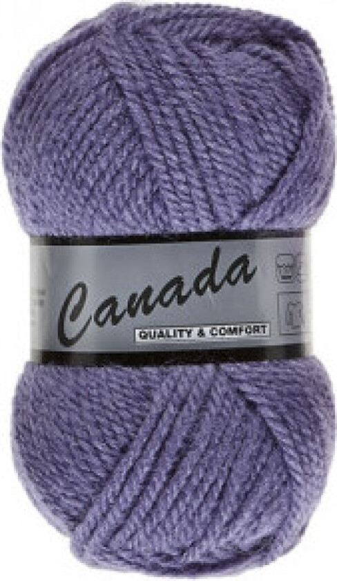 Lammy Canada Garn Unicolour 722 Lilla
