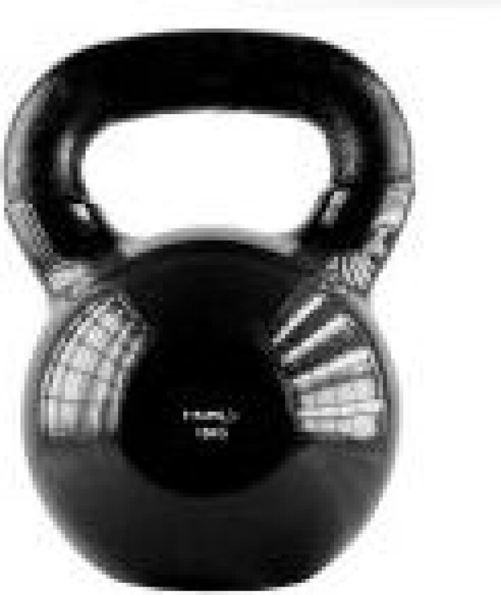 Vinyl kettlebell 16 kg sort KNV16