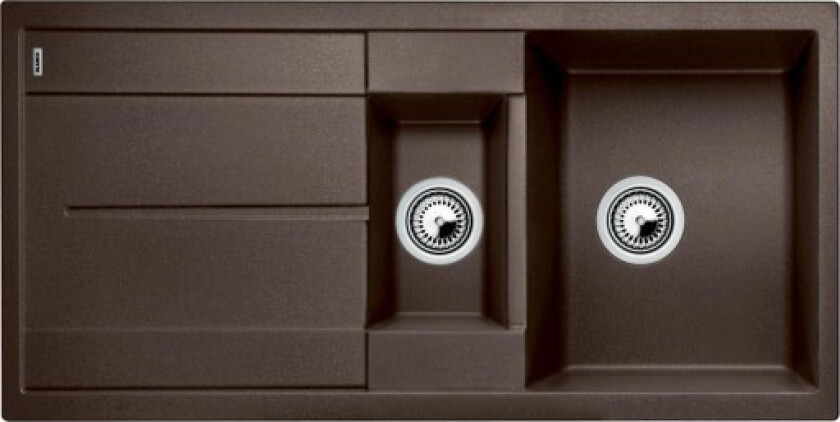 Metra 6S UX kjøkkenvask, 100x50 cm, brun
