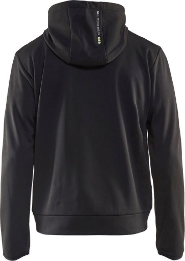 Blåkläder hettegenser 33632526, hel glidelås, svart/gul, 2XL