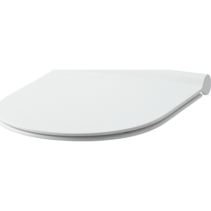 Studio Slim toalettsete, soft close, avtagbar, hvit