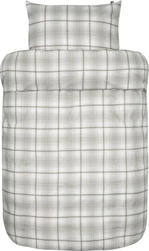 Høie Of Scandinavia Sengetøy 140x220 cm - Høie - Poul valnøtt - 100% ekstra fin bomull - Sengesett fra Høie med brune ruter