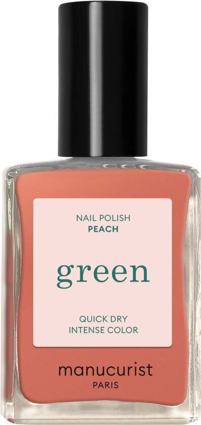 Green Nail Polish Peach