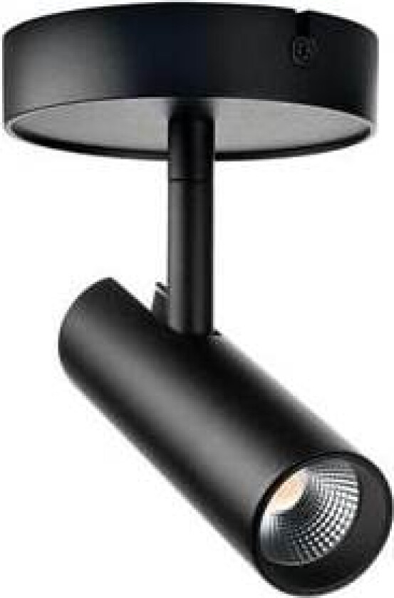 Vegg-/takarmatur Tube Micro S 7W DTW 2000-2800, svart