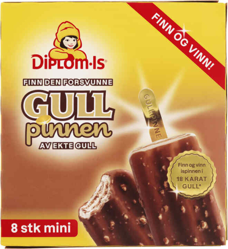 Gullpinne 8stk