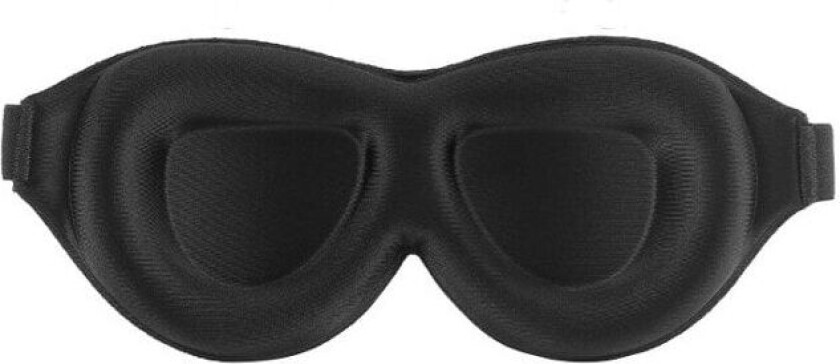 3D sovemaske Sort