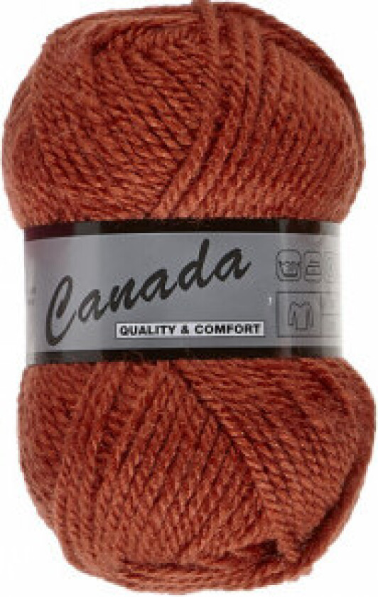 Lammy Canada Garn Unicolour 787 Mørk Oransje
