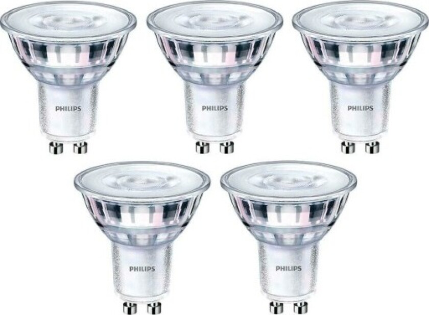 Master LED GU10 spot pære, 4W, 5-pak