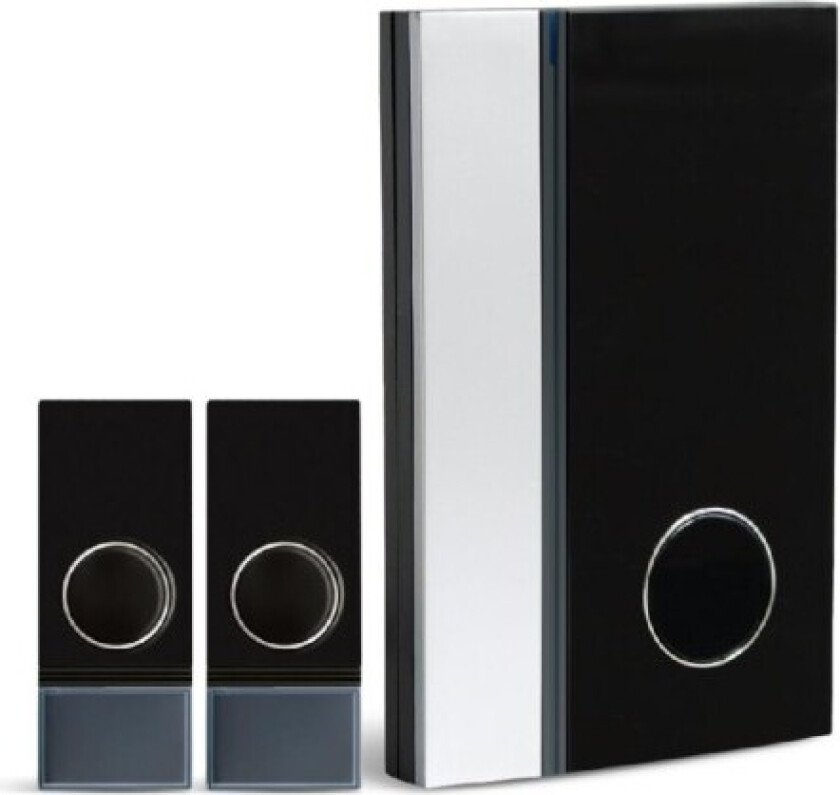 Batco Nordic ringeklokke, 2 trykk, svart