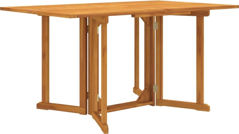 Sammenleggbart sommerfuglbord for hage 150x90x75 cm heltre teak