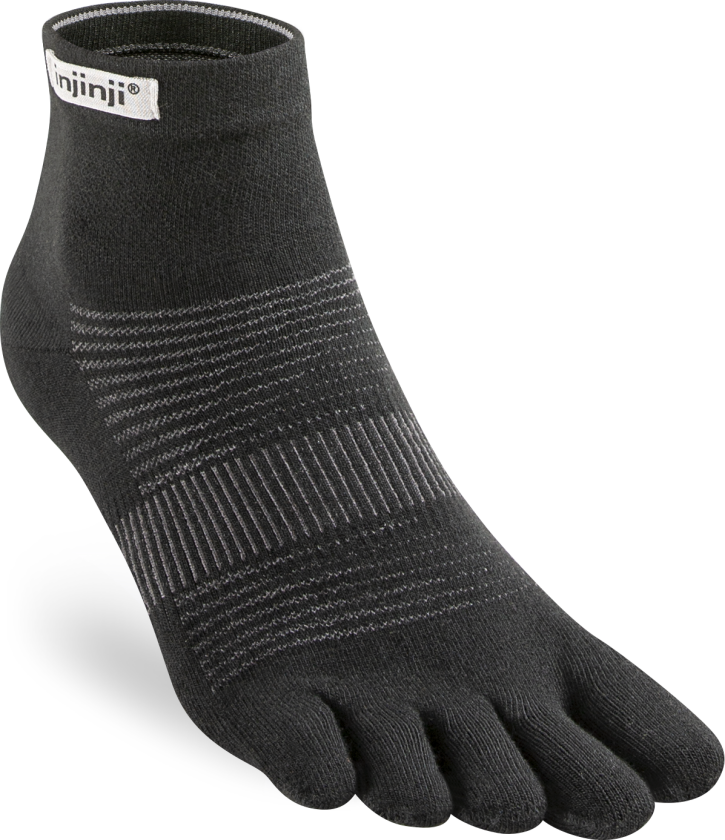 Men's Run Original Weight Mini-Crew Black L, Black