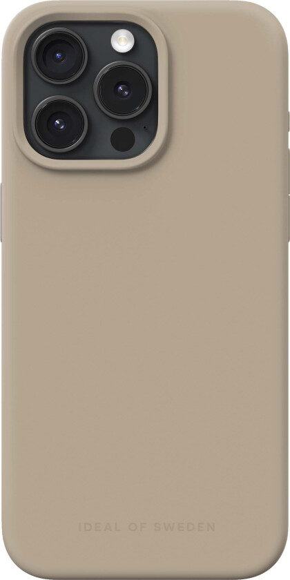 iDeal of Sweden iPhone 15 Pro Max Silicone Case Beige