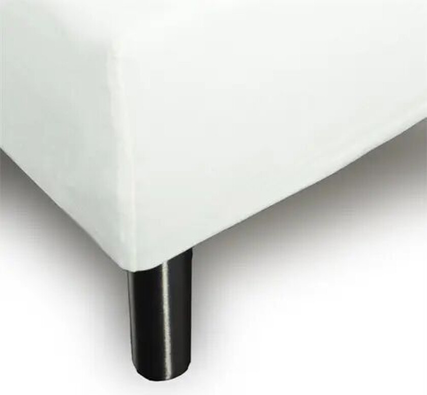 Stretchlaken - 70x200x40 cm - Hvit laken - 100% Bomull - strekklaken