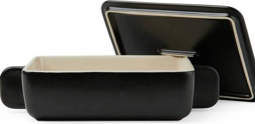 Monte Stentøy Ildfast Gratengform Med Lokk Sort Vinga