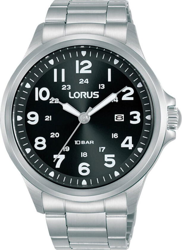 Mens RH991NX9 - Kvarts - Sølv - Herreklokker - Rustfritt stål - ledd m/pin - Mineral